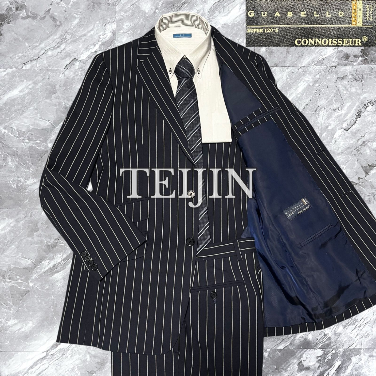 極美品 TEIJIN COLLECTION テイジン GUABELLO グアベロ セットアップ