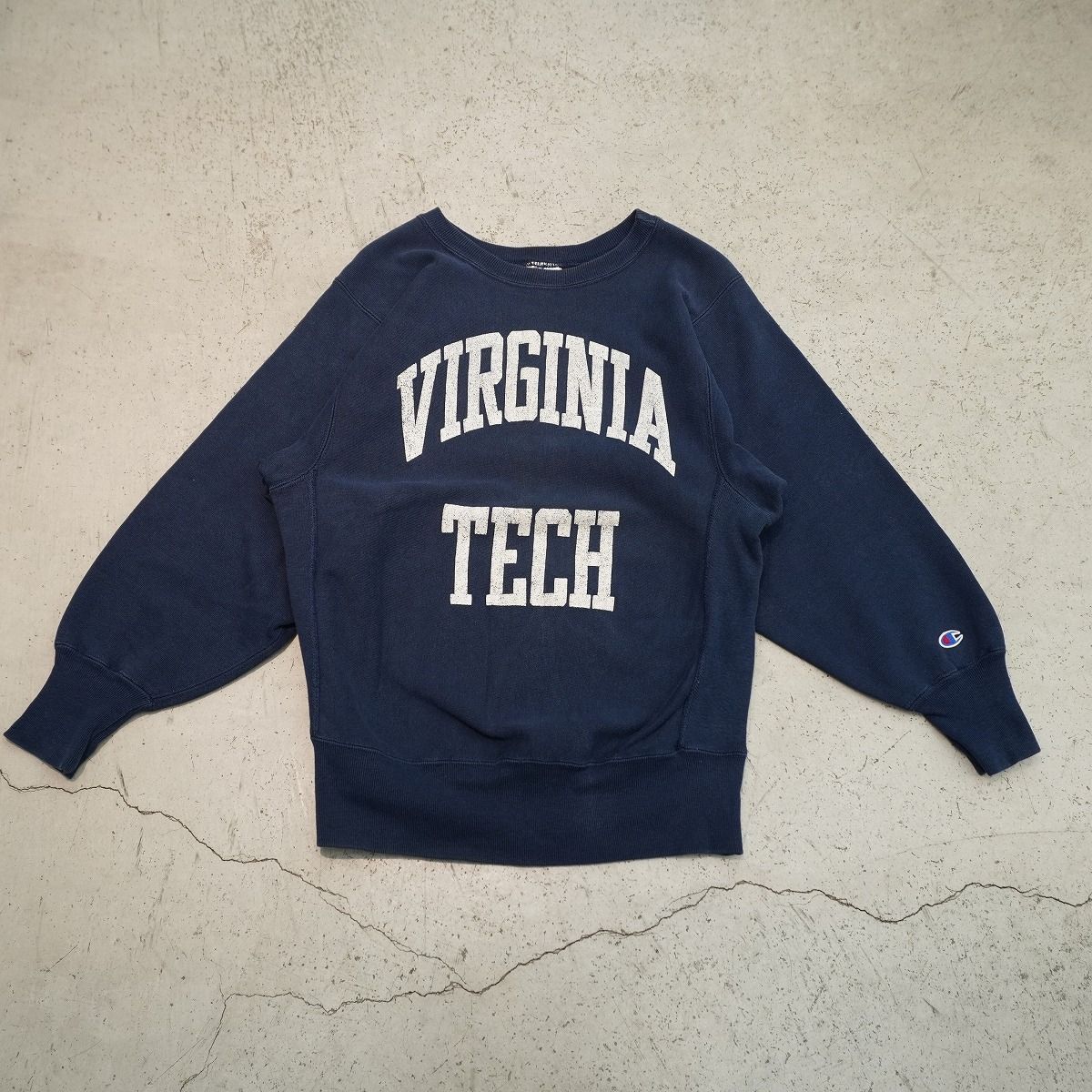 80sChampionカレッジ リバースウィーブ トリコタグ L USA製 ボロ 80S USA製 Champion チャンピオン Reverse Weave リバースウィーブ