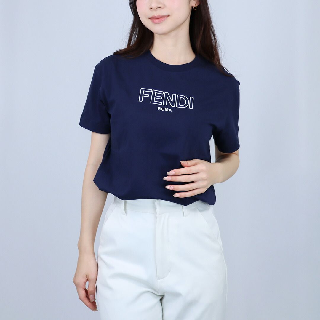 フェンディ　FENDI　Tシャツ フェンディ FENDI キッズ レディース ロゴ 半袖Tシャツ T-SHIRT JERSEY