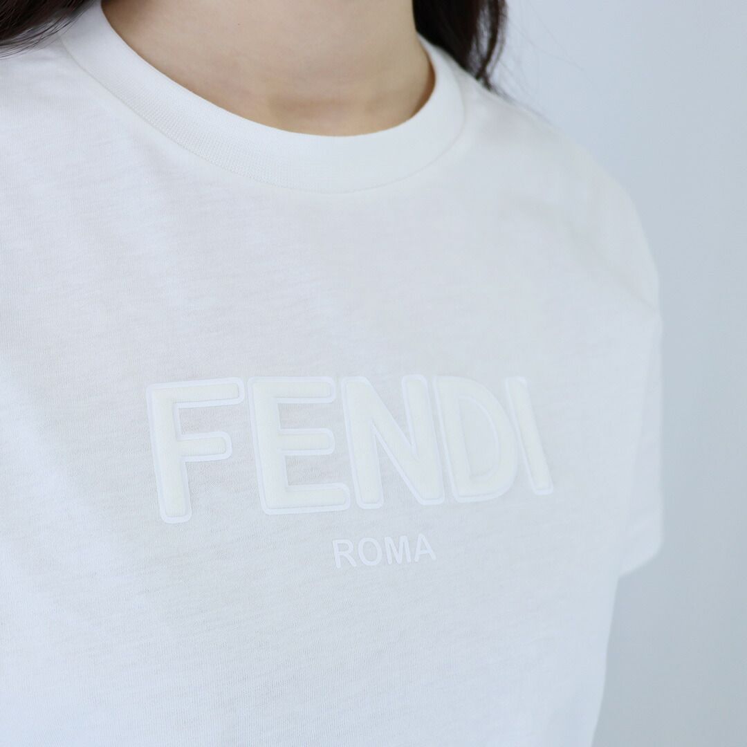 フェンディ FENDI キッズ レディース ロゴ 半袖Tシャツ T-SHIRT JERSEY