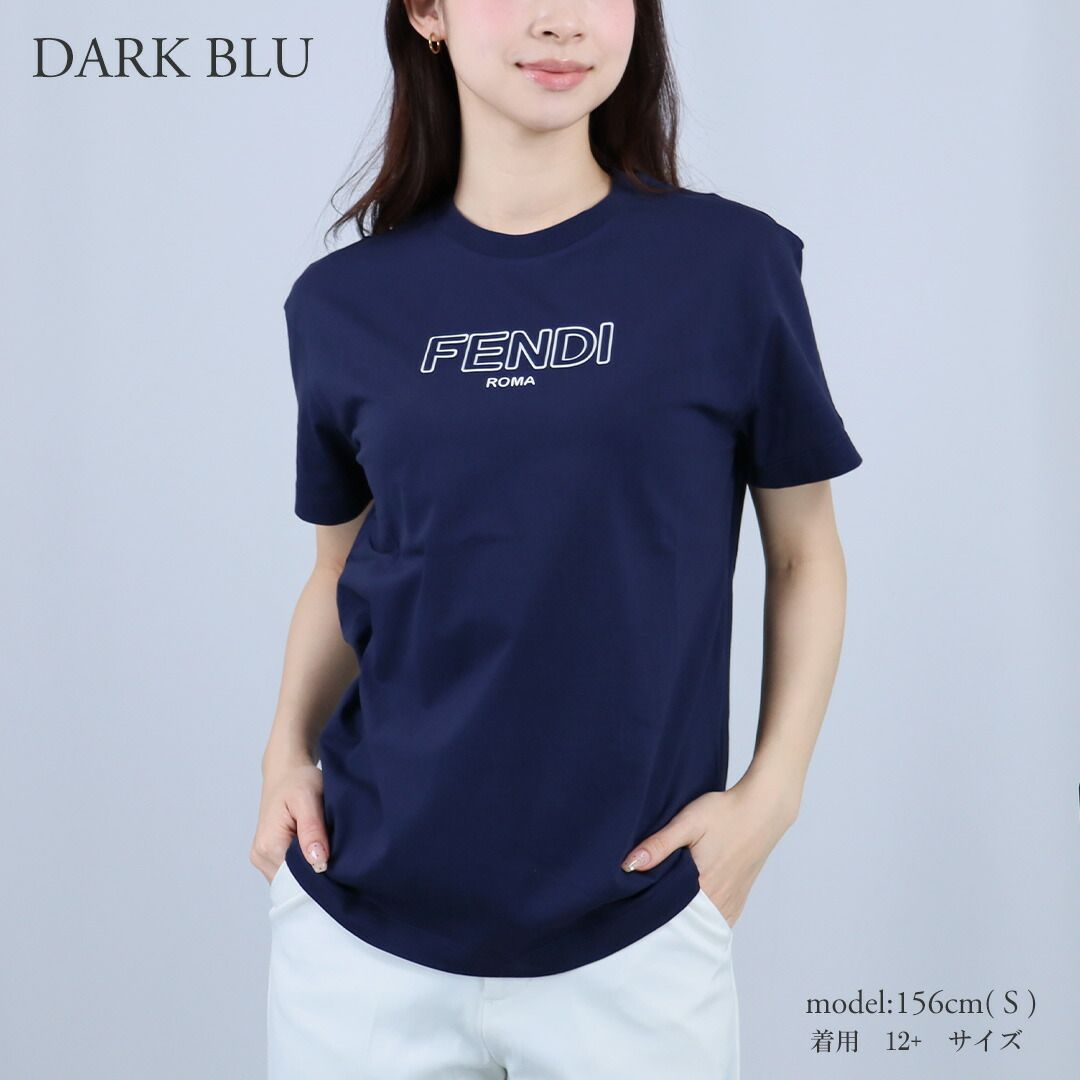 フェンディ FENDI キッズ レディース ロゴ 半袖Tシャツ T-SHIRT JERSEY