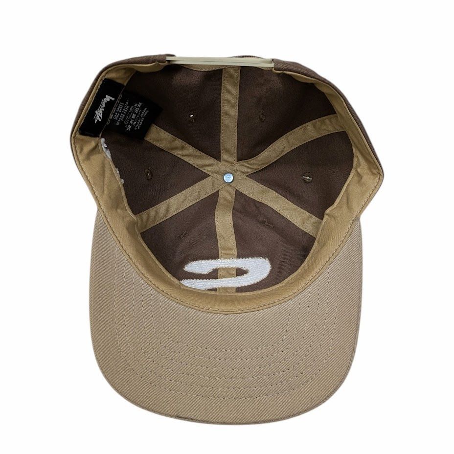 未使用品 STUSSY Stussy Chenille S Low Pro Cap Brown キャップ