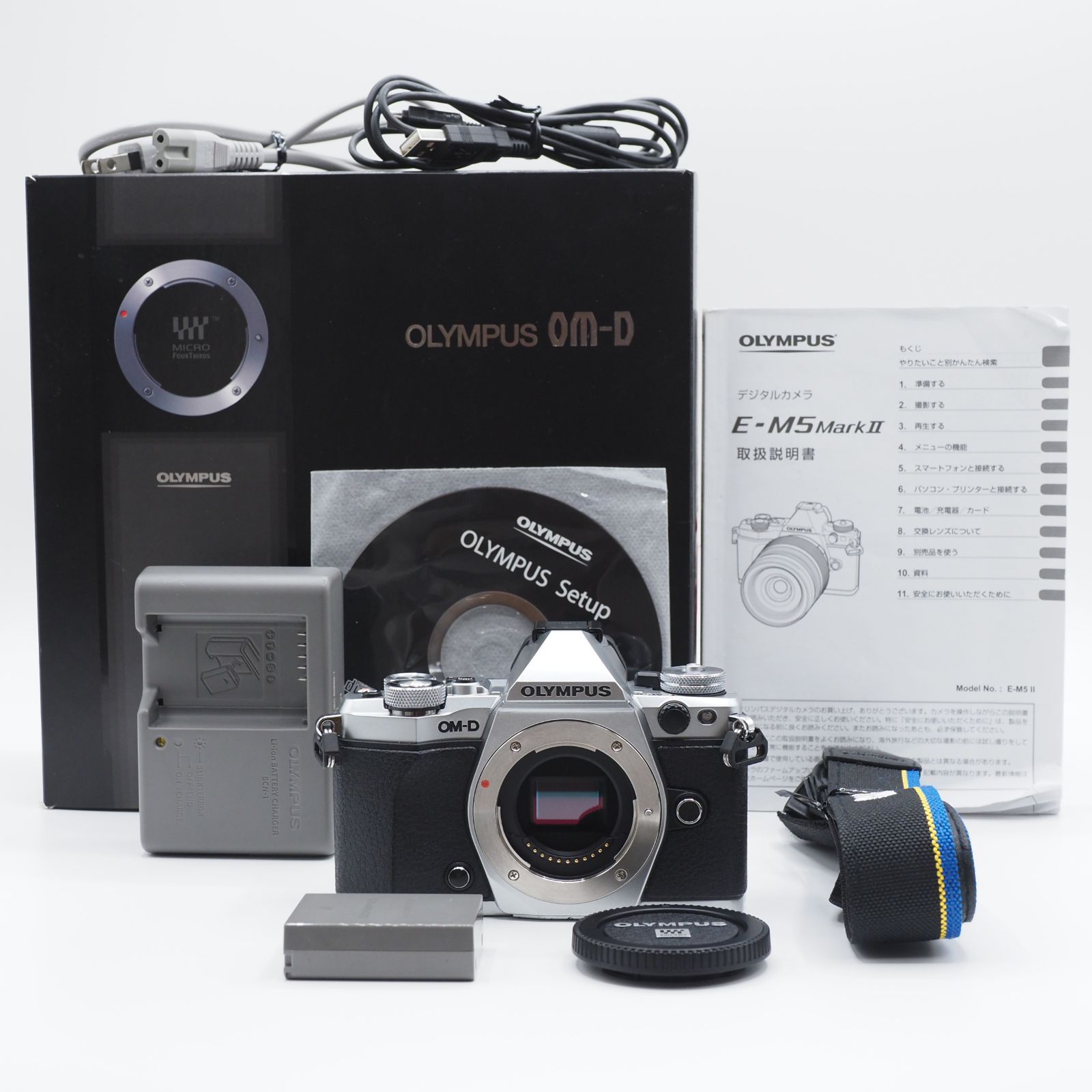 ショット数1,428回 OLYMPUS ミラーレス OM-D E-M5 MarkII ボディ