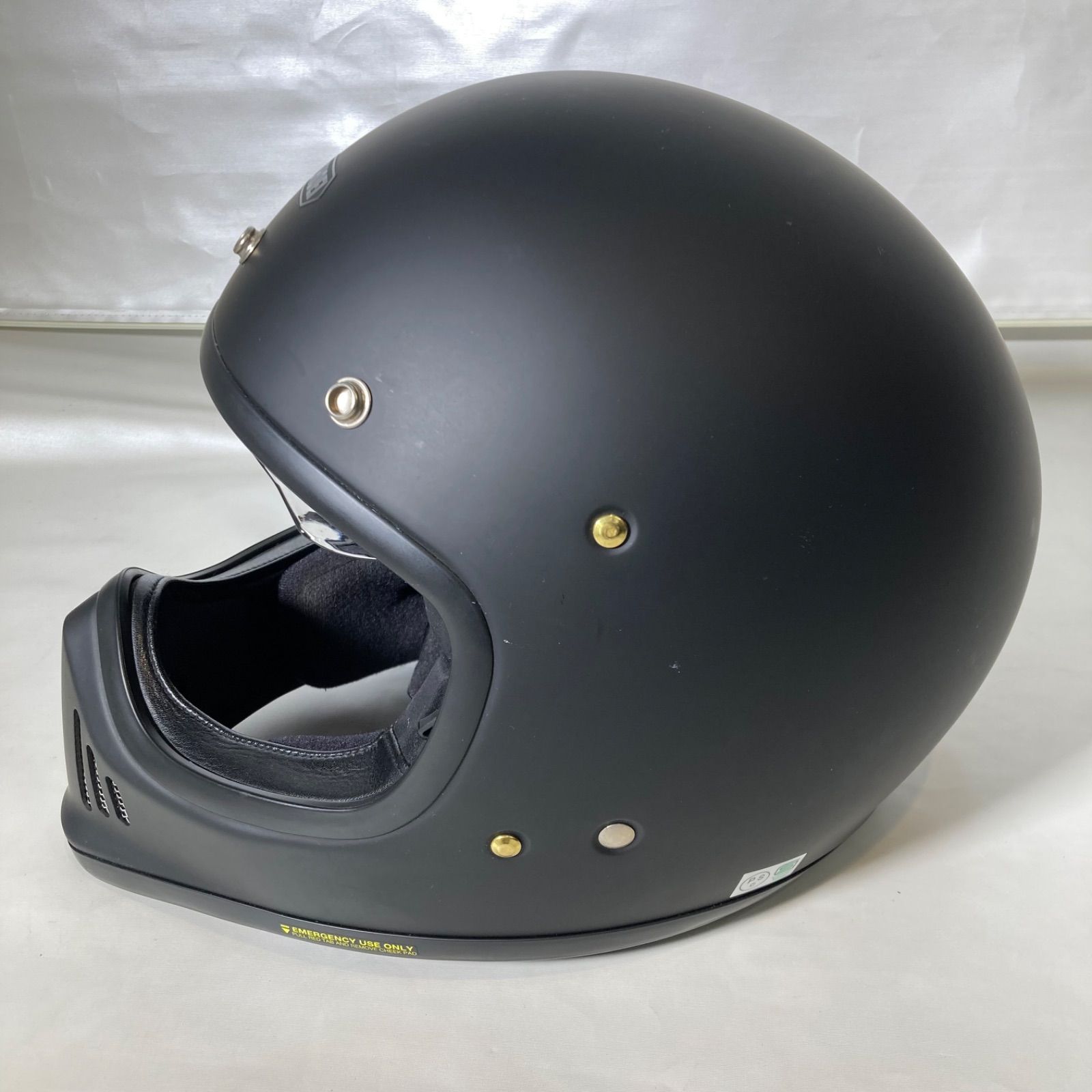 美品】SHOEI フルフェイスヘルメット EX-ZERO マットブラック Lサイズ