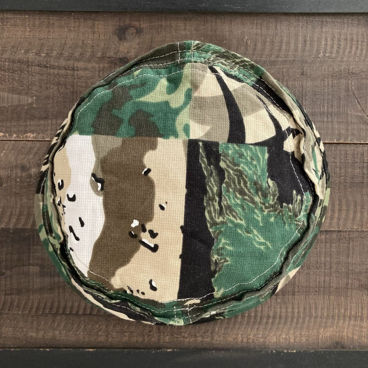 BAPE CRAZY MIX CAMO バケット ハット Mサイズ a bathing ape BAPE