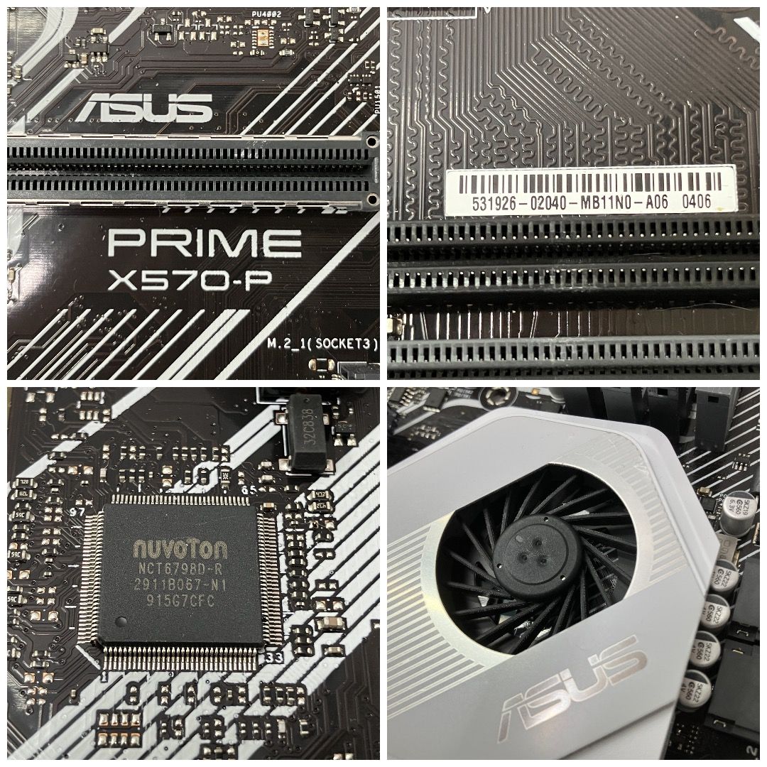 ASUS PRIME X570-P マザーボード PC パソコン パーツ 中古 ジャンク