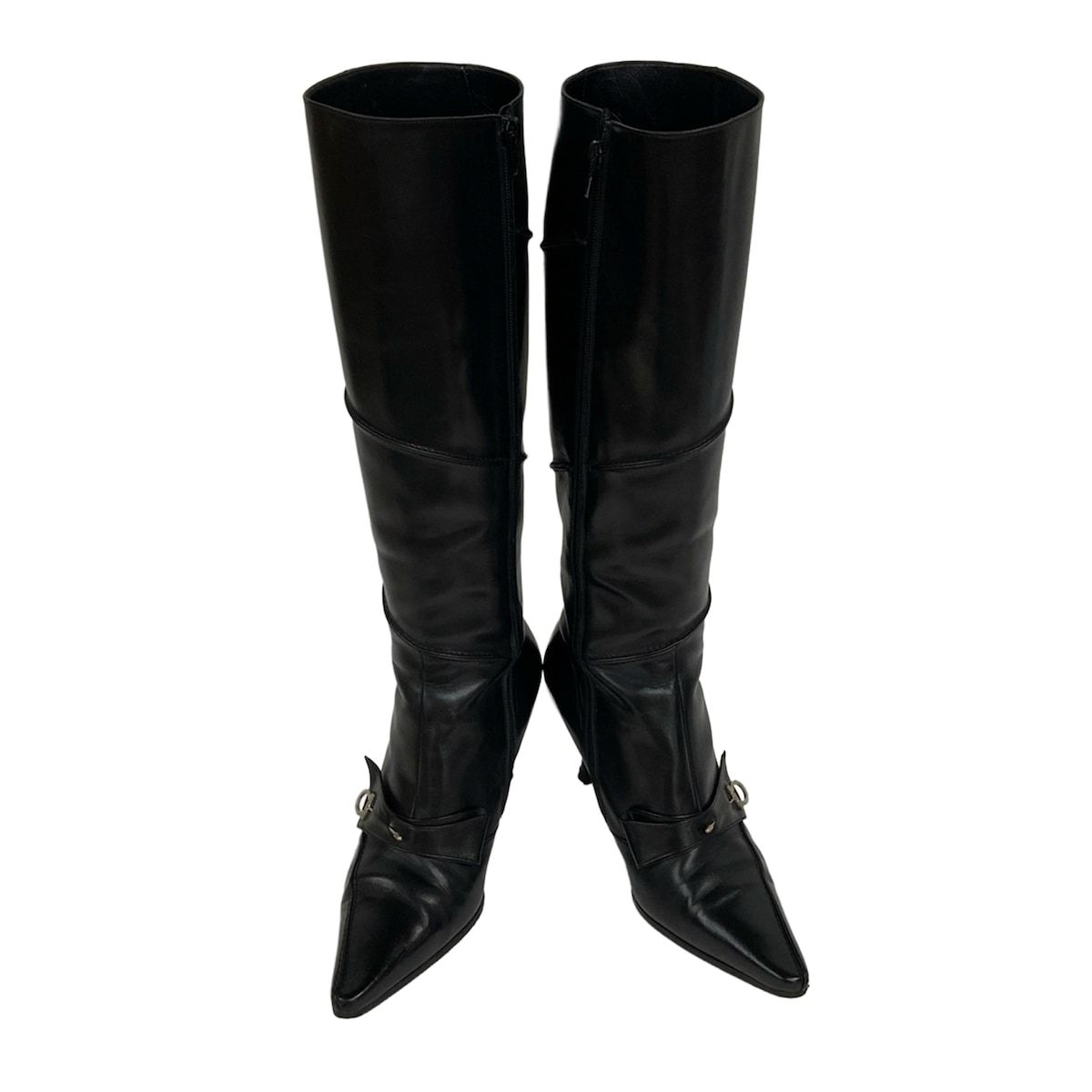 美品！Salvatore Ferragamo ロングブーツ サイドジップ FERRAGAMO