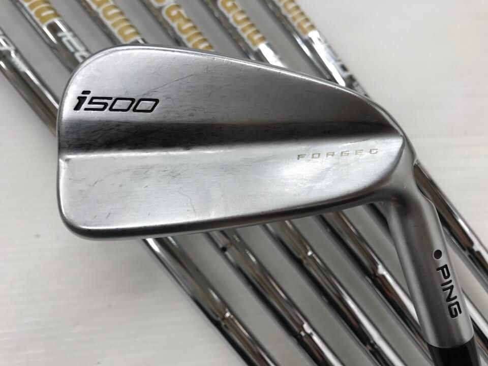ピン i500 ﾀﾞｲﾅﾐｯｸｺﾞｰﾙﾄﾞ120 S200フレックス アイアンセット 中古