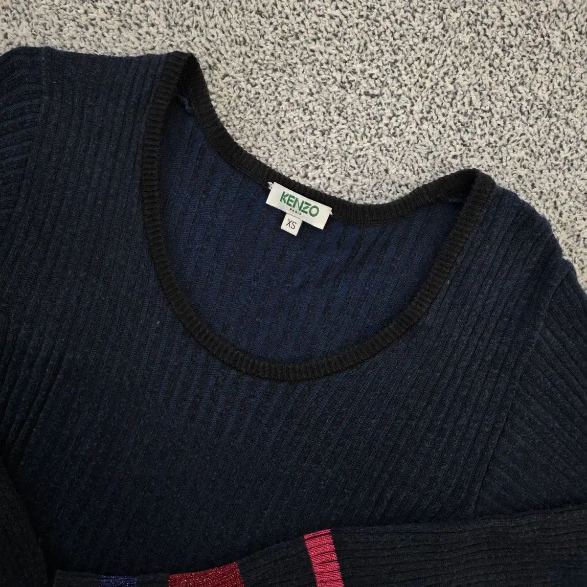 XS KENZO ケンゾー ニット ロング ONE PIECE 0119J - メルカリ