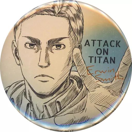 中古】バッジ・ピンズ エルヴィン・スミス 「進撃の巨人 WIT STUDIO 缶