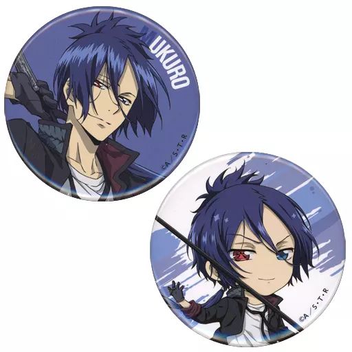 中古】バッジ・ピンズ 六道骸 缶バッジセット 「ひこくじONLINE 家庭