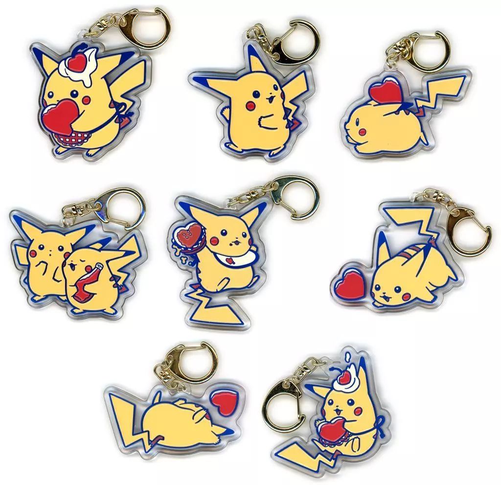 中古】キーホルダー 全8種セット 「ポケットモンスター アクリル