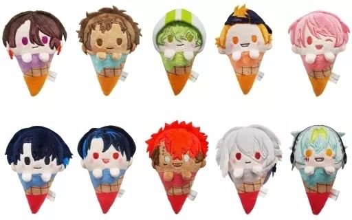 ぬいぐるみマスコット・ぬいぐるみバッジ 全10種セット 「Paradox Live アイスたぴぬい Vol.4」