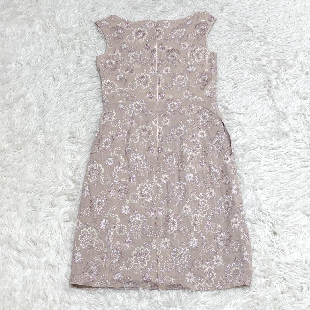 美品】TOCCA 花柄刺繍ドレスワンピース ピンク 0 - メルカリ