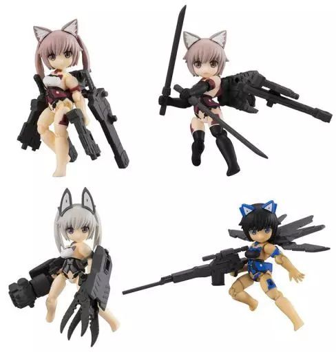 中古】トレーディングフィギュア 全4種セット 「デスクトップアーミー