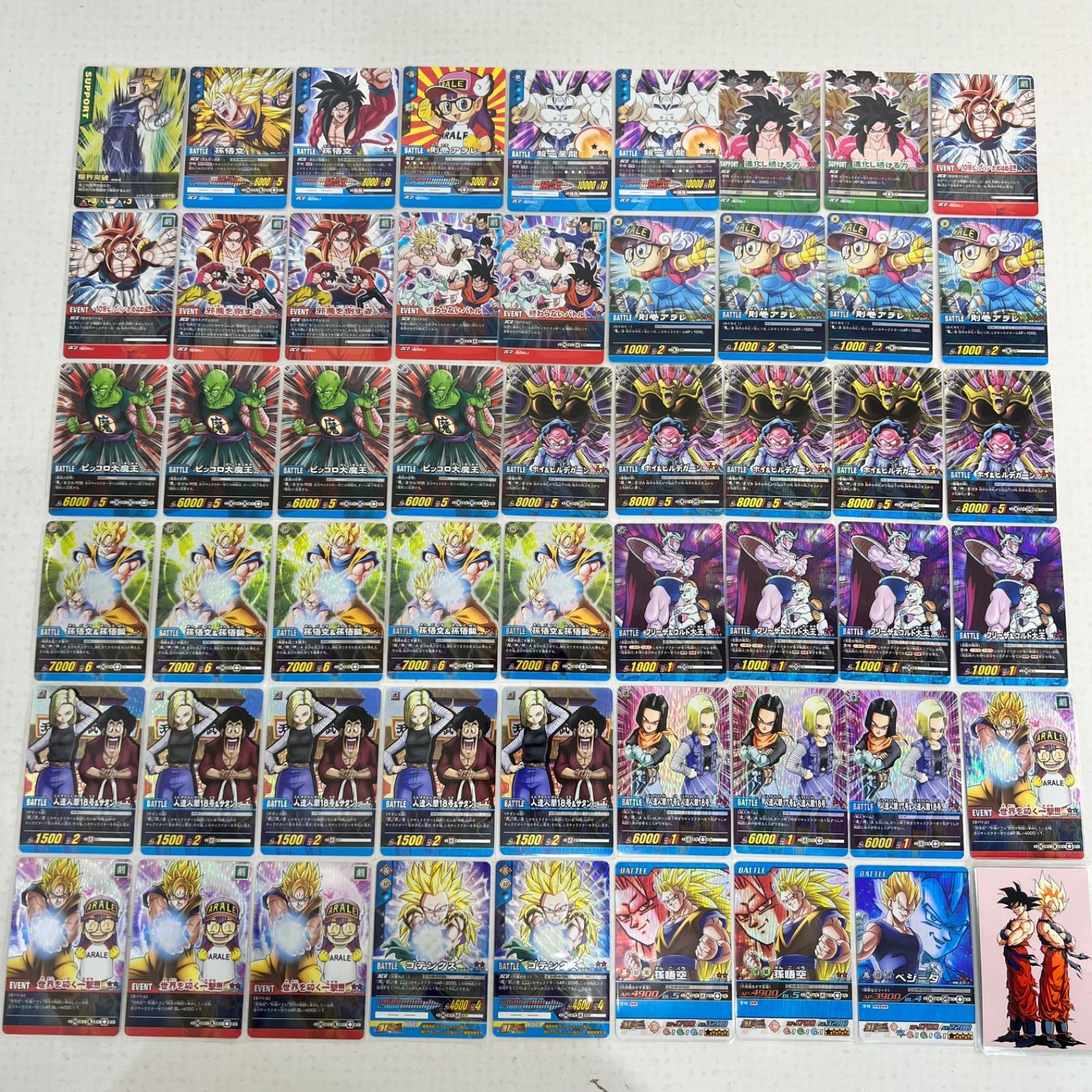 大量まとめ】ドラゴンボール データカードダス カード シール まとめ
