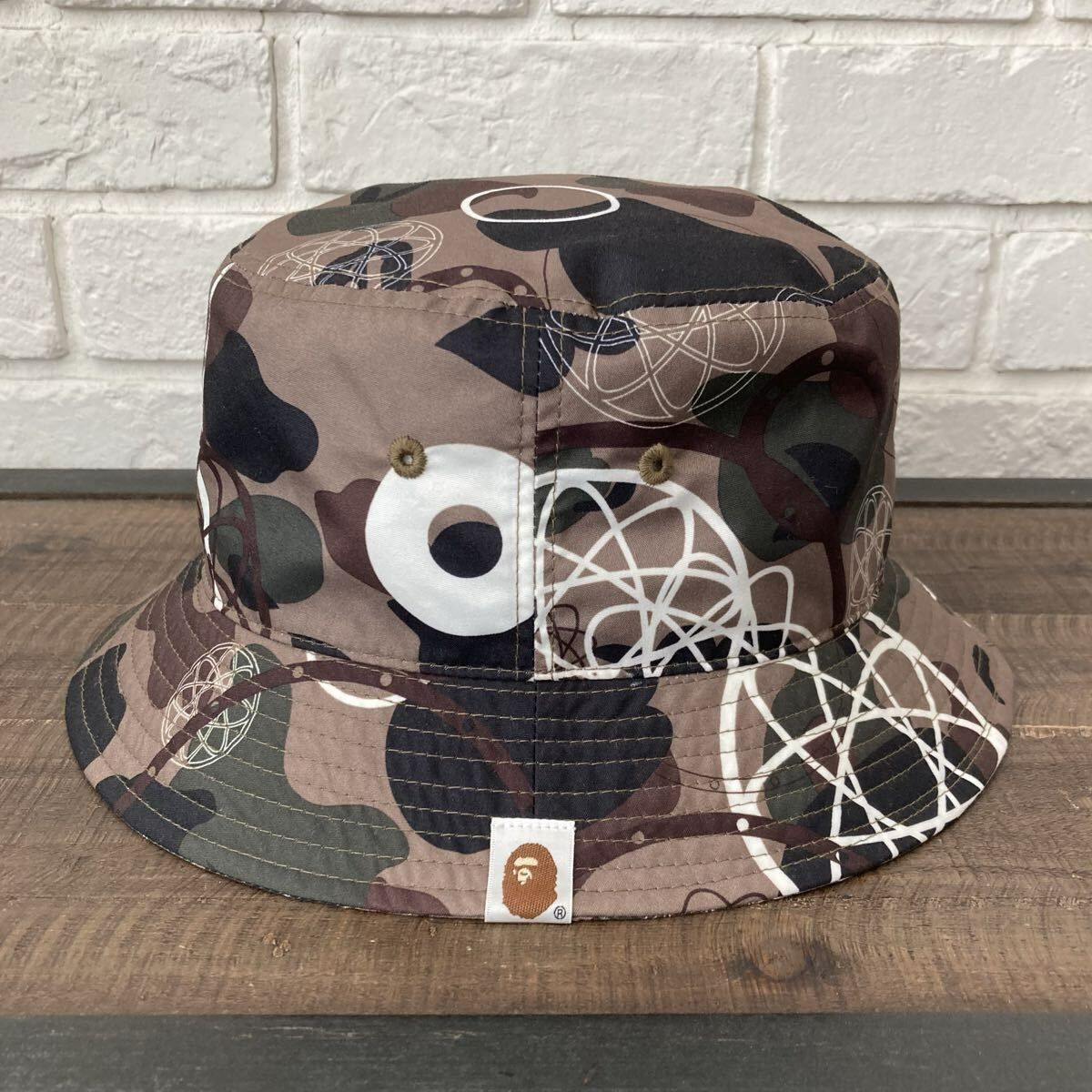 A BATHING APE BAPE CAMO FUTURA ハット　キャップ ☆激レア☆ Futura × BAPE 1st camo green hat Lサイズ a bathing ape