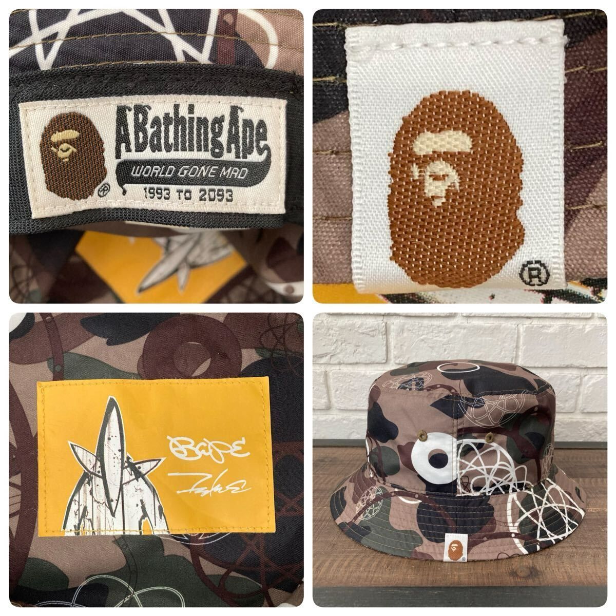 ☆激レア☆ Futura × BAPE 1st camo green hat Lサイズ a bathing ape