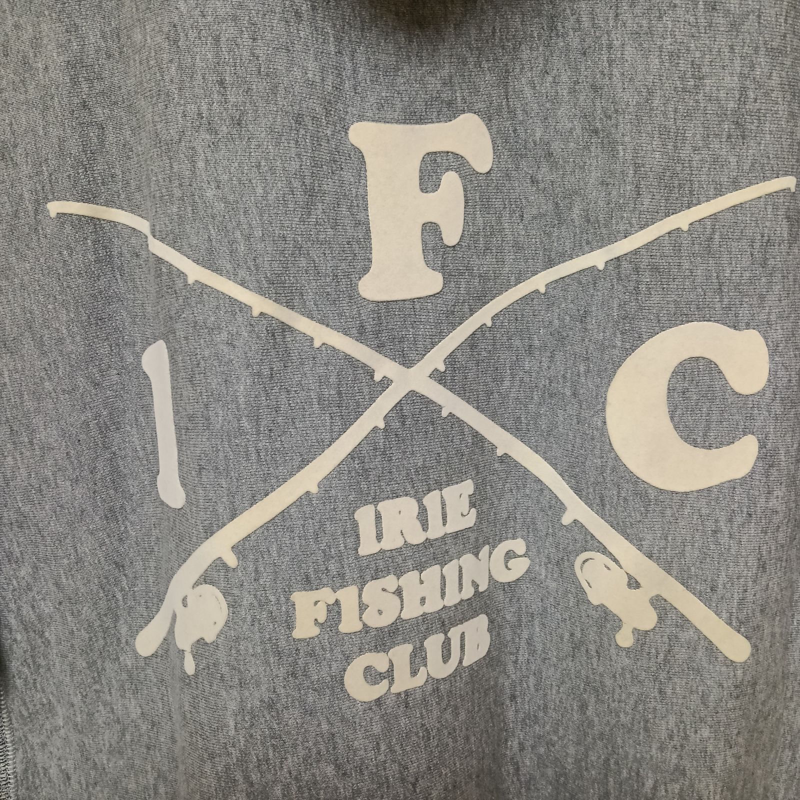 美品IRIE FISHING CLUBアイリーフィッシングクラブパーカーグレー