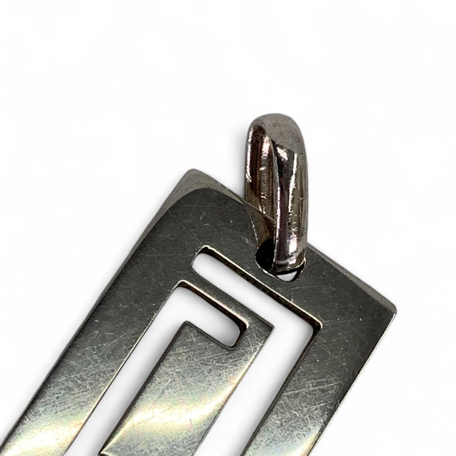 GUCCI グッチ ネックレストップ Gプレート シルバー 925 - メルカリ