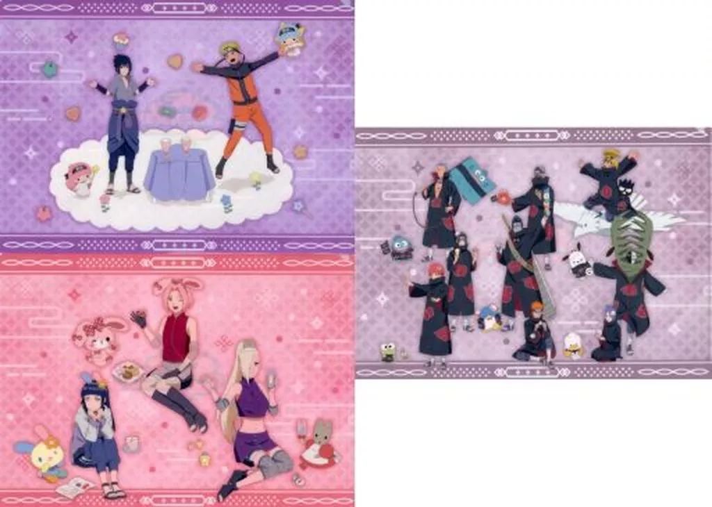 NARUTO ナルト ヒナタ ボルト ヒマワリ クリアファイル サンリオ 中古】クリアファイル 集合(疾風伝) A4クリアファイルセット 「NARUTO