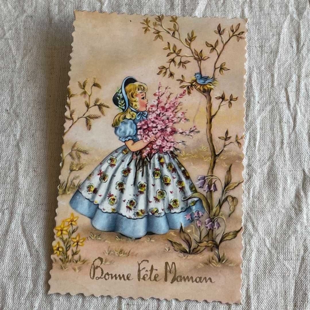 フランスアンティーク ポストカードアルバム 外国絵葉書　古い写真 フランスアンティーク ポストカードアルバム 外国絵葉書 古い写真