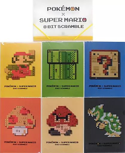 【新品未開封】マリオ×ポケモン　ケース入りA4クリアファイル6枚セット onlineshop-mikaze_usj-nin-