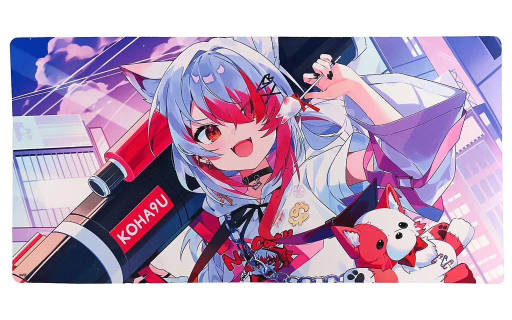 【中古】デスクマット 秋雪こはく デスクマット 「バーチャルYouTuber VEE 秋雪こはく バースデー2024」