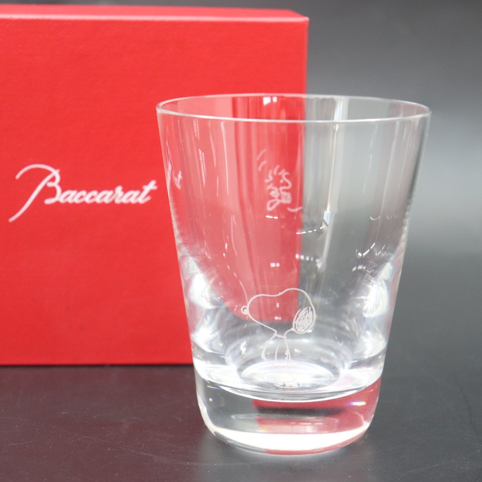ITQBDRKAY6ZC Baccarat バカラ スヌーピー SNOOPY ウッドストック