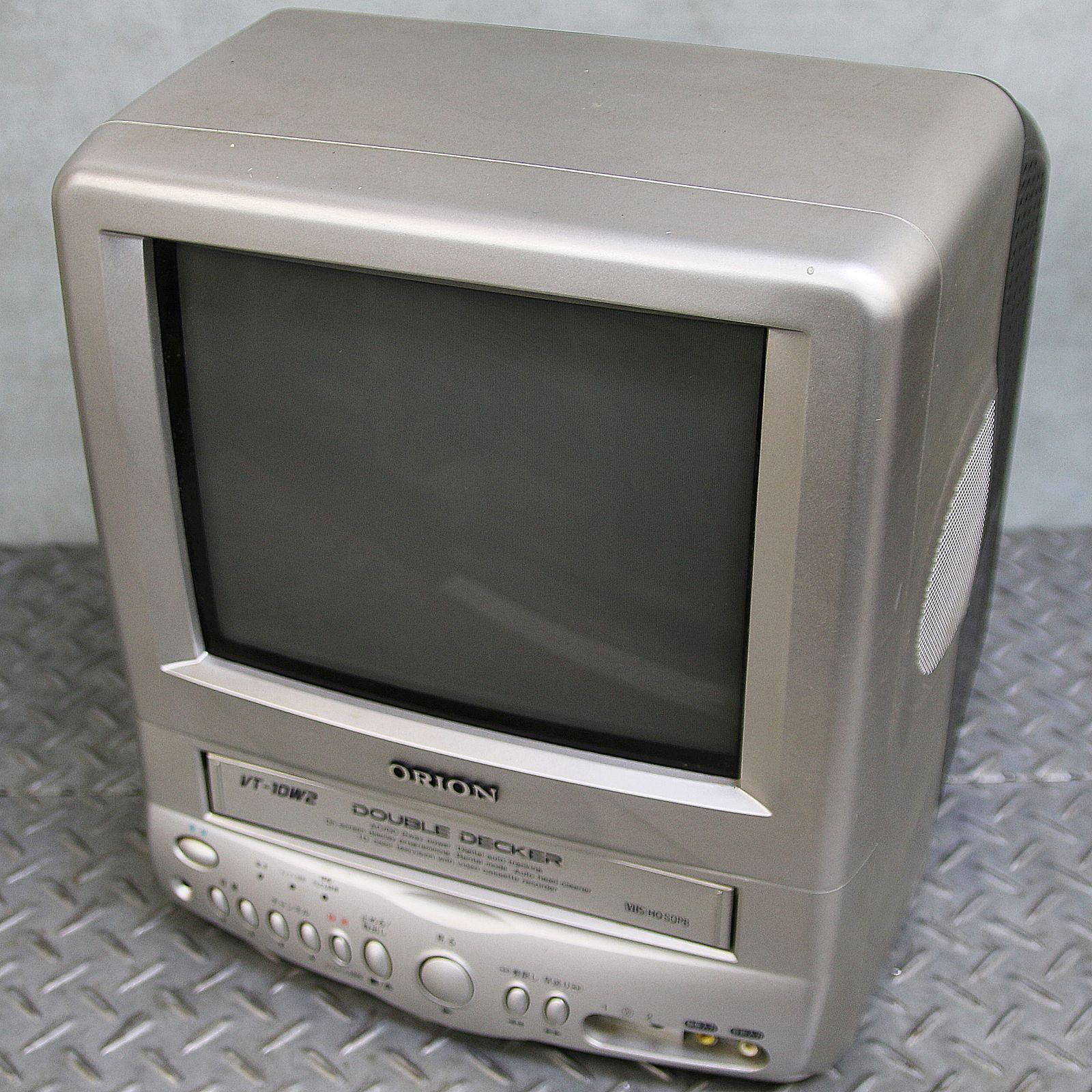 ORION 10インチ テレビ　ビデオ　VT-10W2 新潟発 オリオン ビデオ付10型カラーテレビ VT-10W2 02年製 100V 50