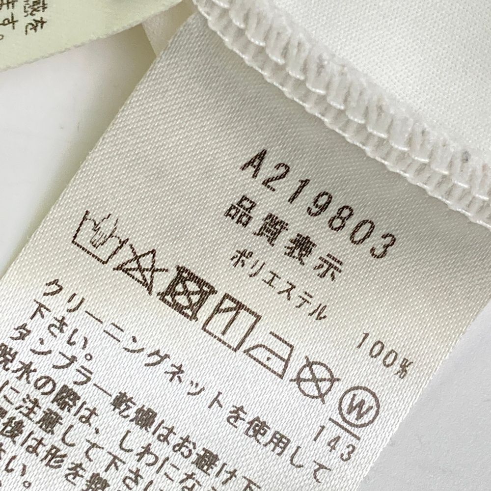 サイズ：38 ARCHIVIO アルチビオ モックネック長袖Tシャツ ホワイト系