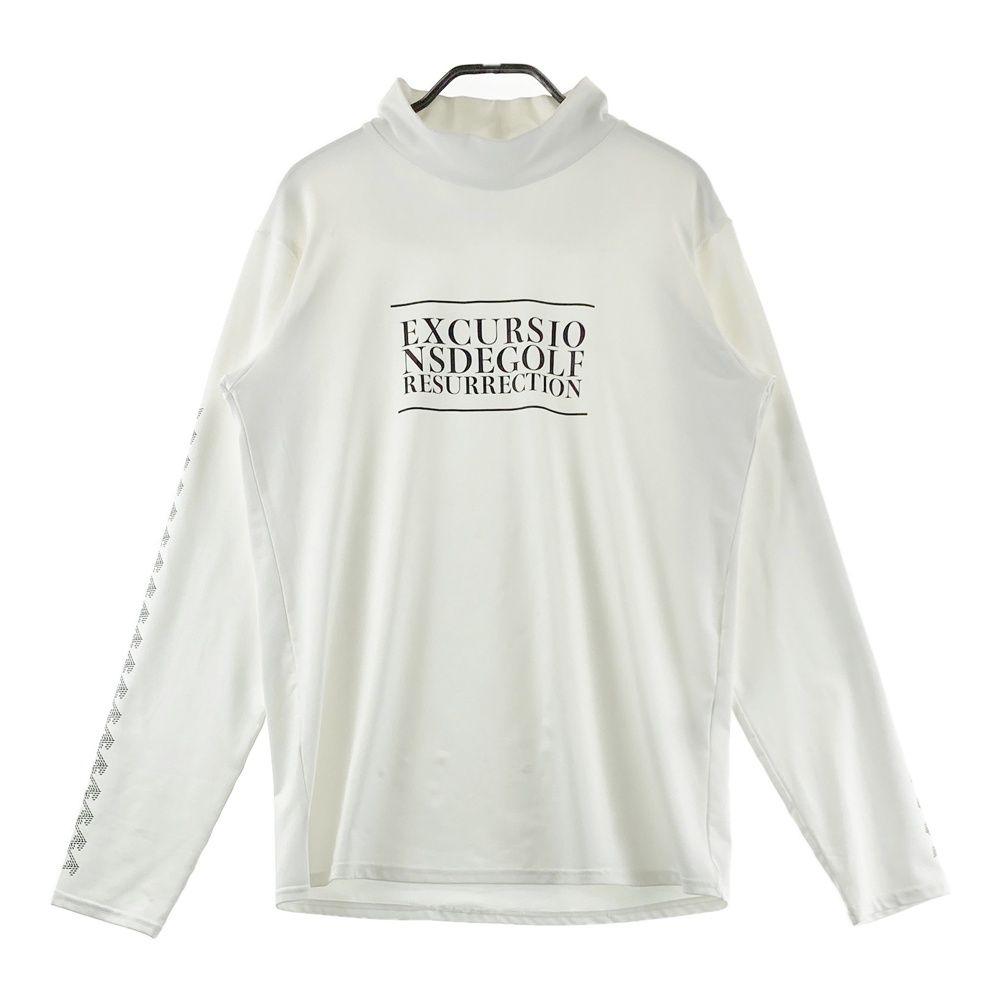 Resurrectionメンズ LSロゴハイネックシャツホワイトM Resurrection