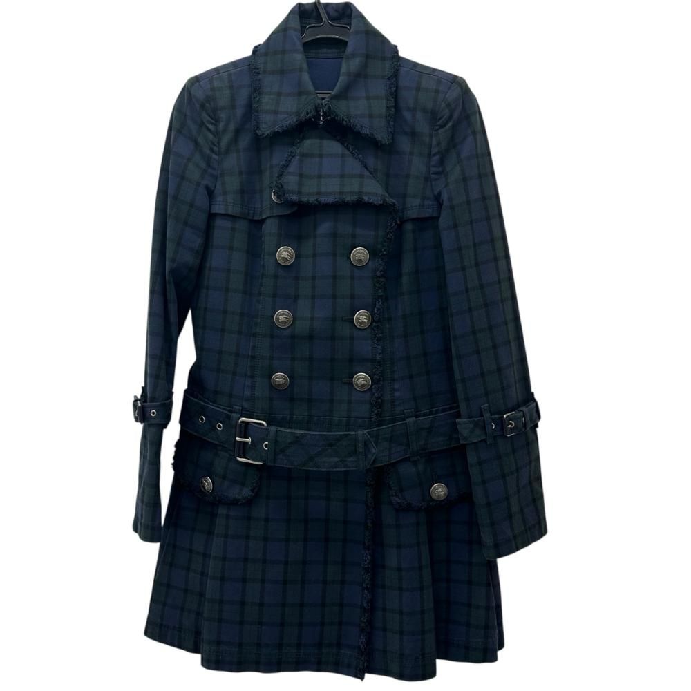 BURBERRY BLUE LABEL/バーバリーブルーレーベル】チェック柄 トレンチ