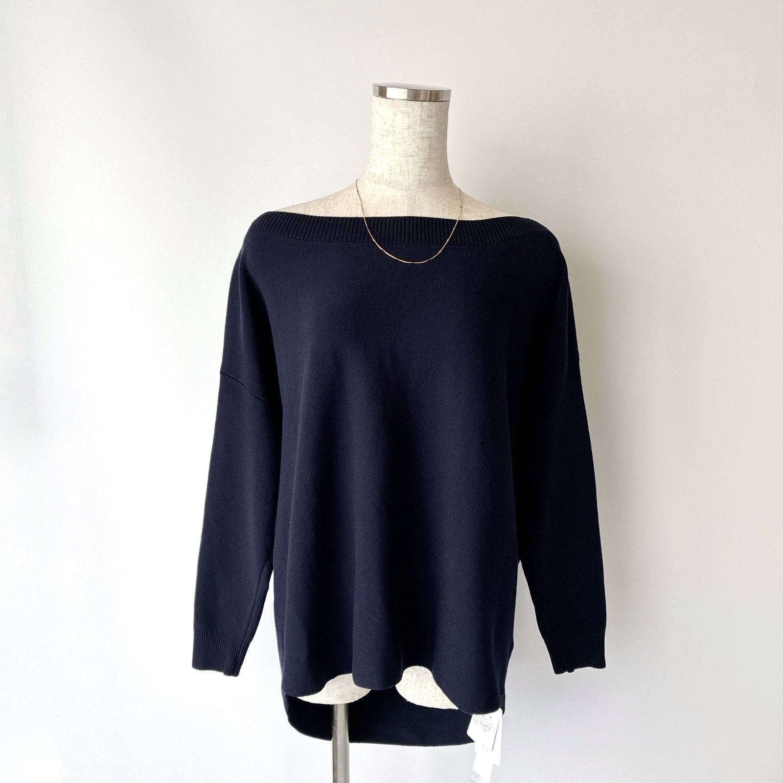 【新品タグ付】DOUDOU ドゥドゥ ボートネックプルオーバー ファーウールボートネックプルオーバー | DOUDOU(ドゥドゥ)レディース