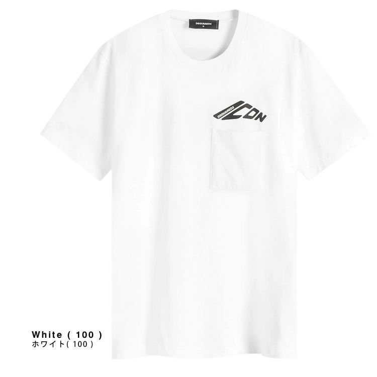 ディースクエアード DSQUARED2 Tシャツ メンズ 半袖 クルーネック 丸首 