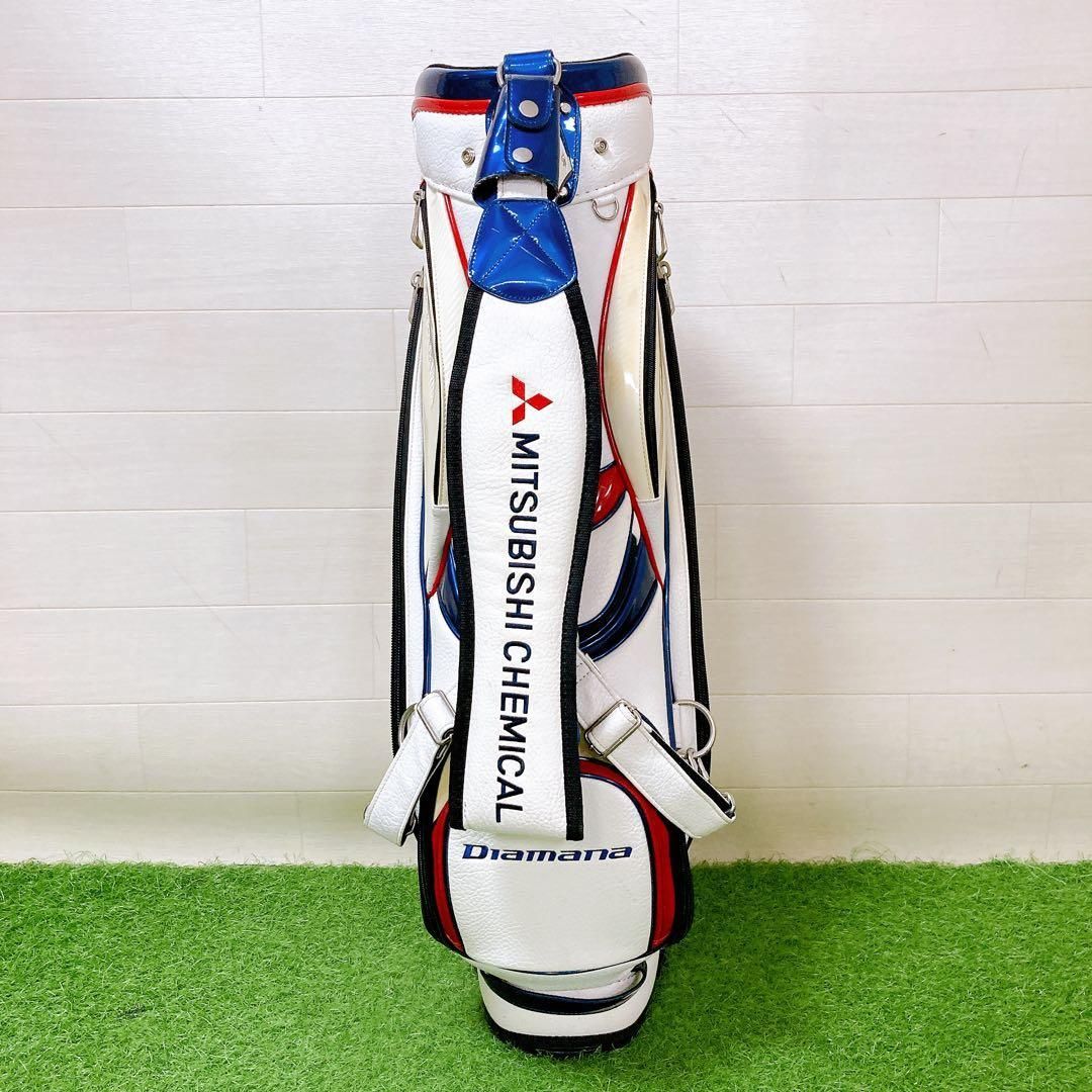 M1.ディアマナ スタンド式 エナメル高級キャディバッグ ゴルフクラブ