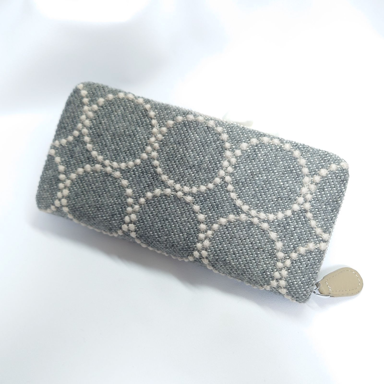 ✿1/19完成 Rin.様確認用 本革ギャルソン長財布 タンバリン グレー