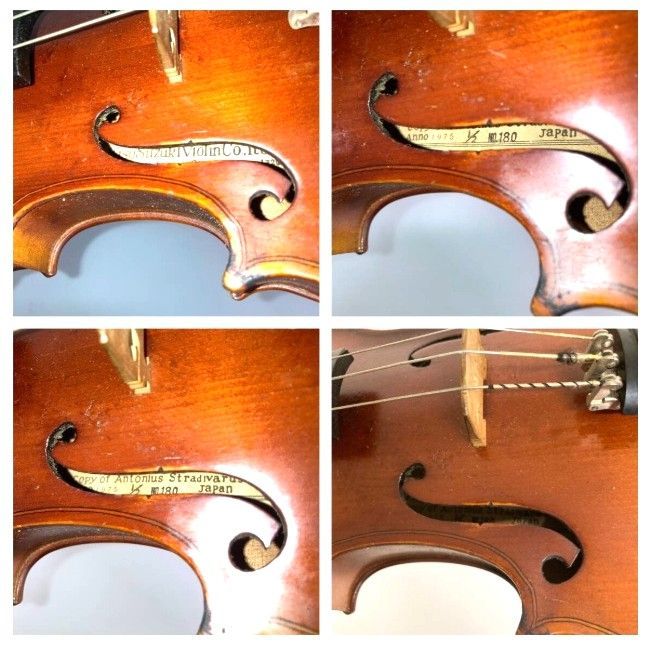 M[宅100]0684 木曽鈴木バイオリン Copy of Antonius Stradivarus1720