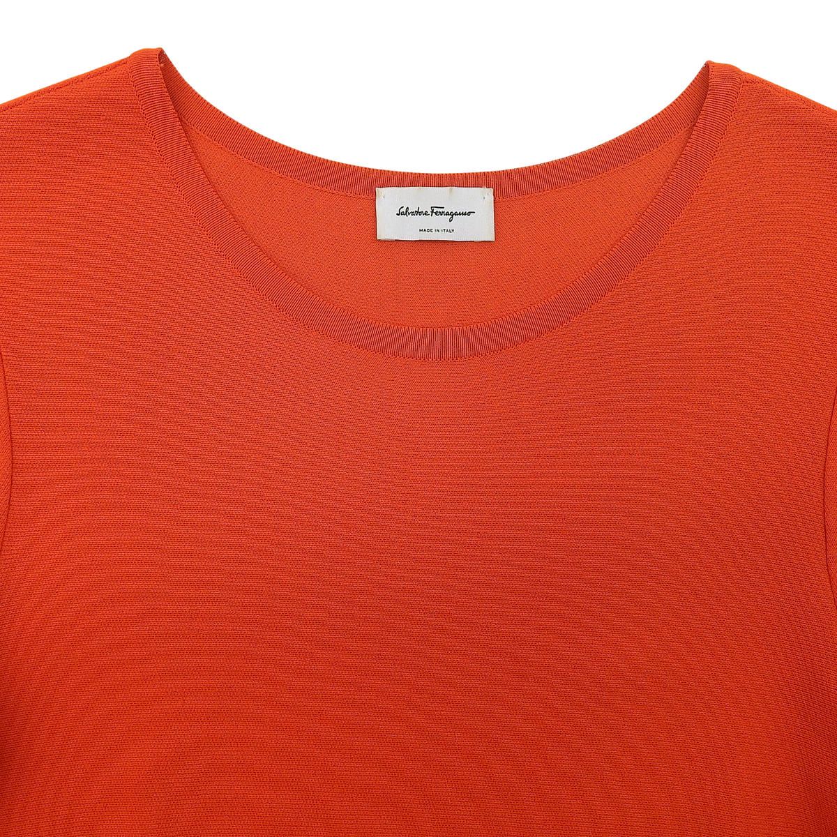 Salvatore Ferragamo(フェラガモ) 半袖 プリーツ ワンピース アパレル  