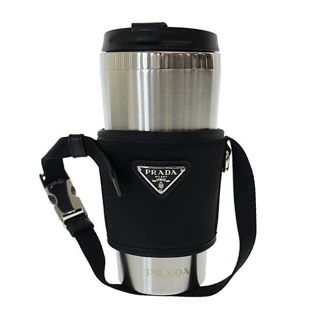 プラダ PRADA トライアングル ロゴ カバー付きトラベル ボトル