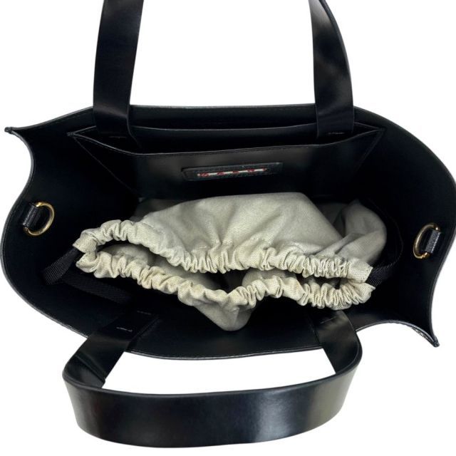 MARNI ミュゼオ レザー 2wayトートバッグ ブラック マルニ