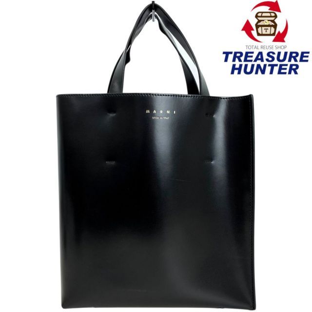 MARNI ミュゼオ レザー 2wayトートバッグ ブラック マルニ