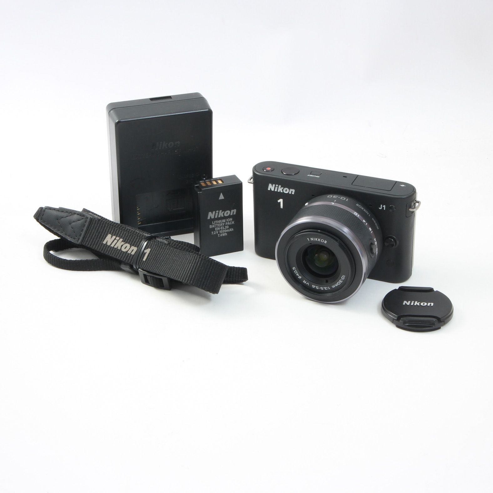 ニコン Nikon1 J1 ブラック + 1NIKKOR 10-30mm VR レンズセット