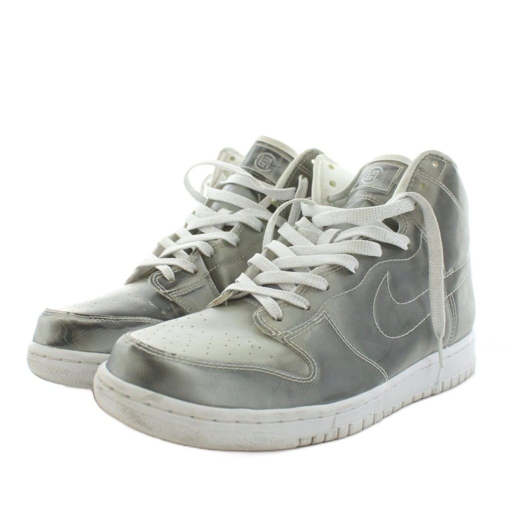 ナイキ NIKE × クロット CLOT ダンク ハイ Dunk High Silver Flux
