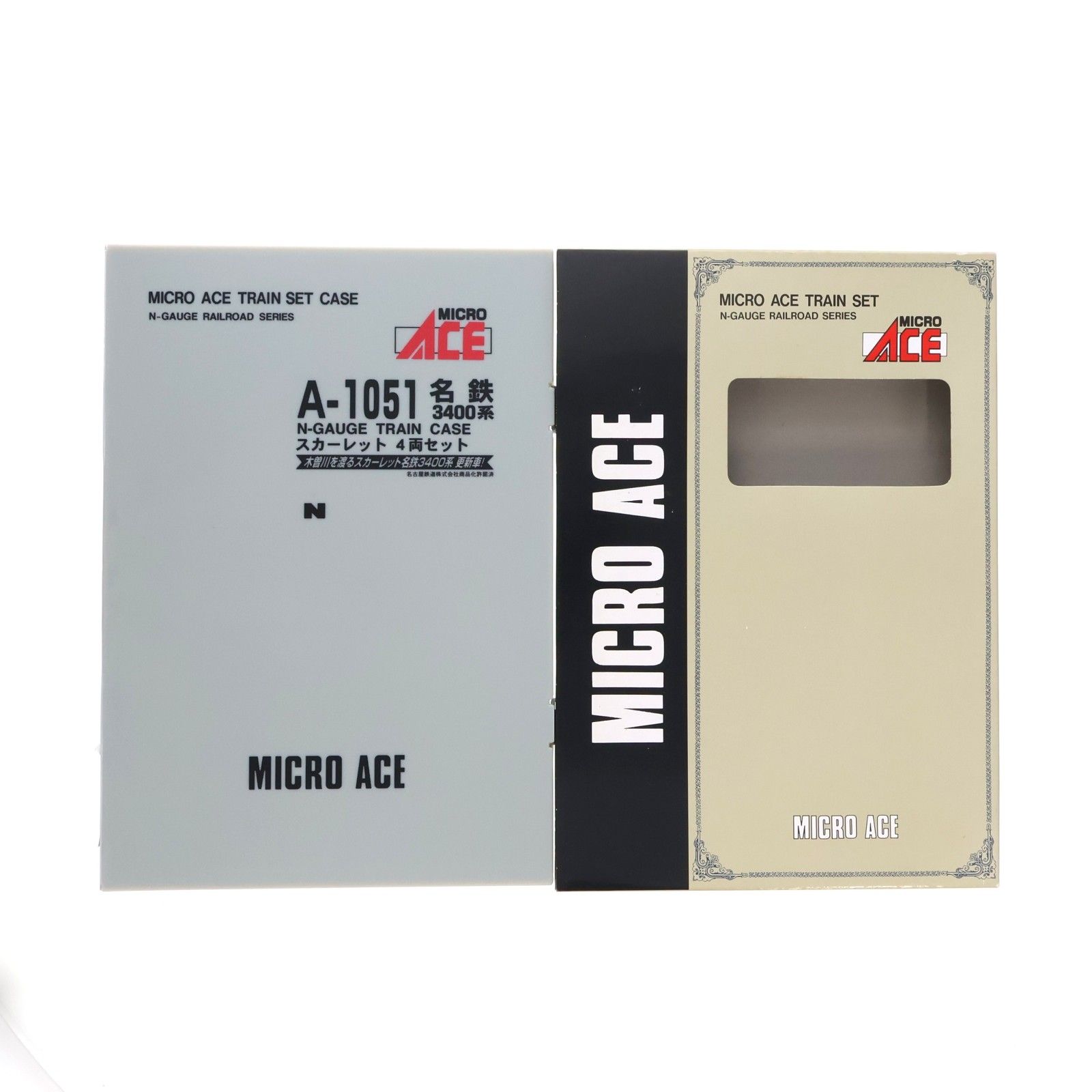 A1051 名鉄3400系(いもむし) スカーレット 4両セット(動力付き) N