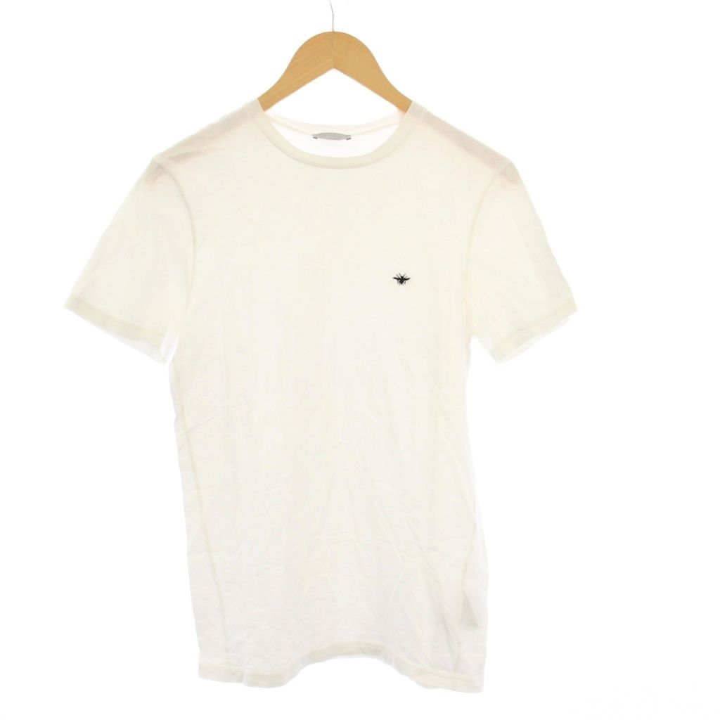 ディオールオム Dior HOMME BEE刺繍 Tシャツ カットソー 半袖 XXS 白