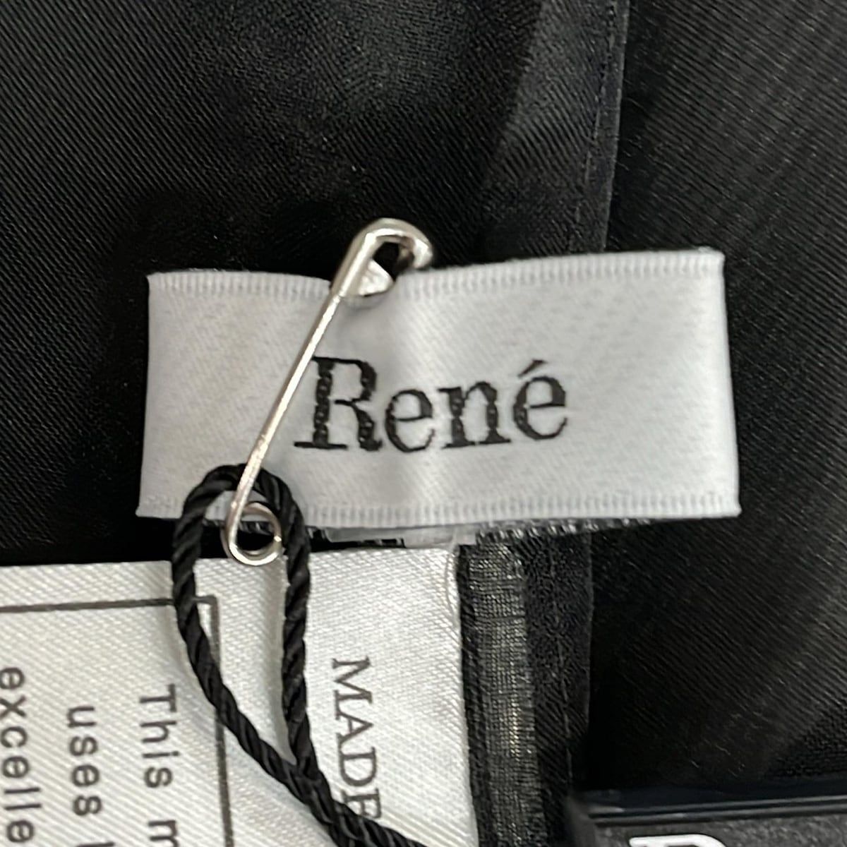 Rene(ルネ) 長袖シャツブラウス サイズ38 M レディース新品同様 - 黒 