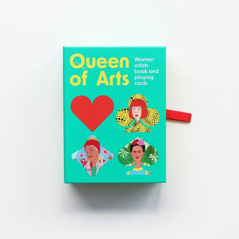 【新品】【1点販売】QUEEN OF ARTS: WOMEN ARTISTS BOOK AND PLAYING CARDS トランプ [トランプ 女性アーティスト イラスト アート ユニーク おしゃれ BOX入り 贈り物]