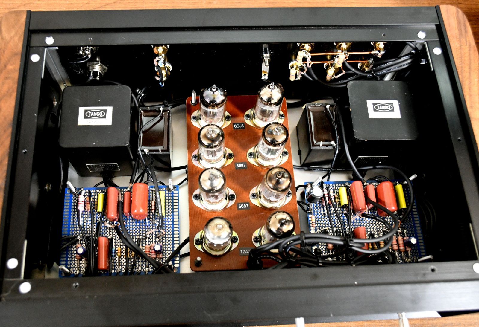 受注生産】音門製 真空管式のLCR型のプリアンプ フォノステージ付き