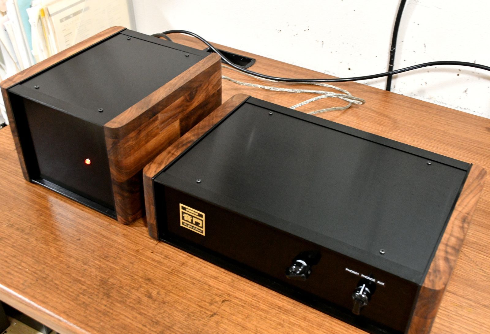 受注生産】音門製 真空管式のLCR型のプリアンプ フォノステージ付き